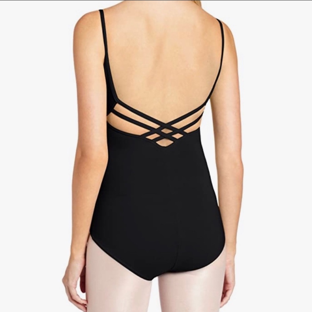 Capezio Black Strappy Back Dance Leotard